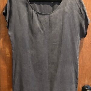 Marine Layer Gray Short Sleeve Tee Dress